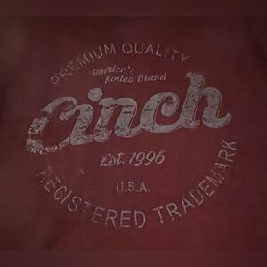 Cinch Maroon Graphic Tee